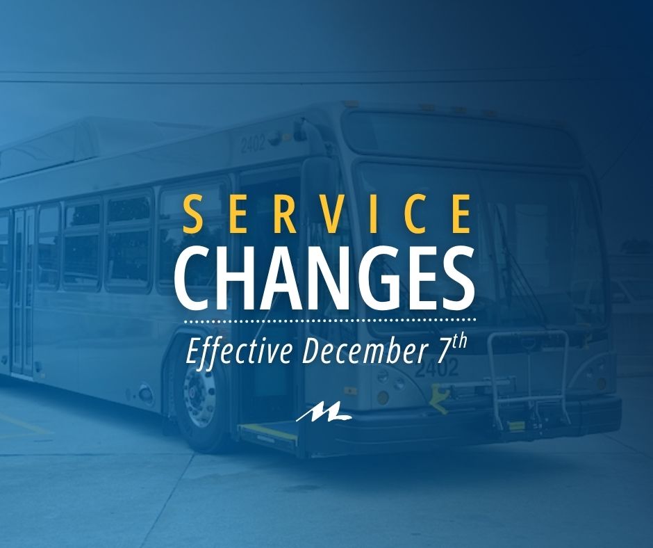 Service Changes December 7th 