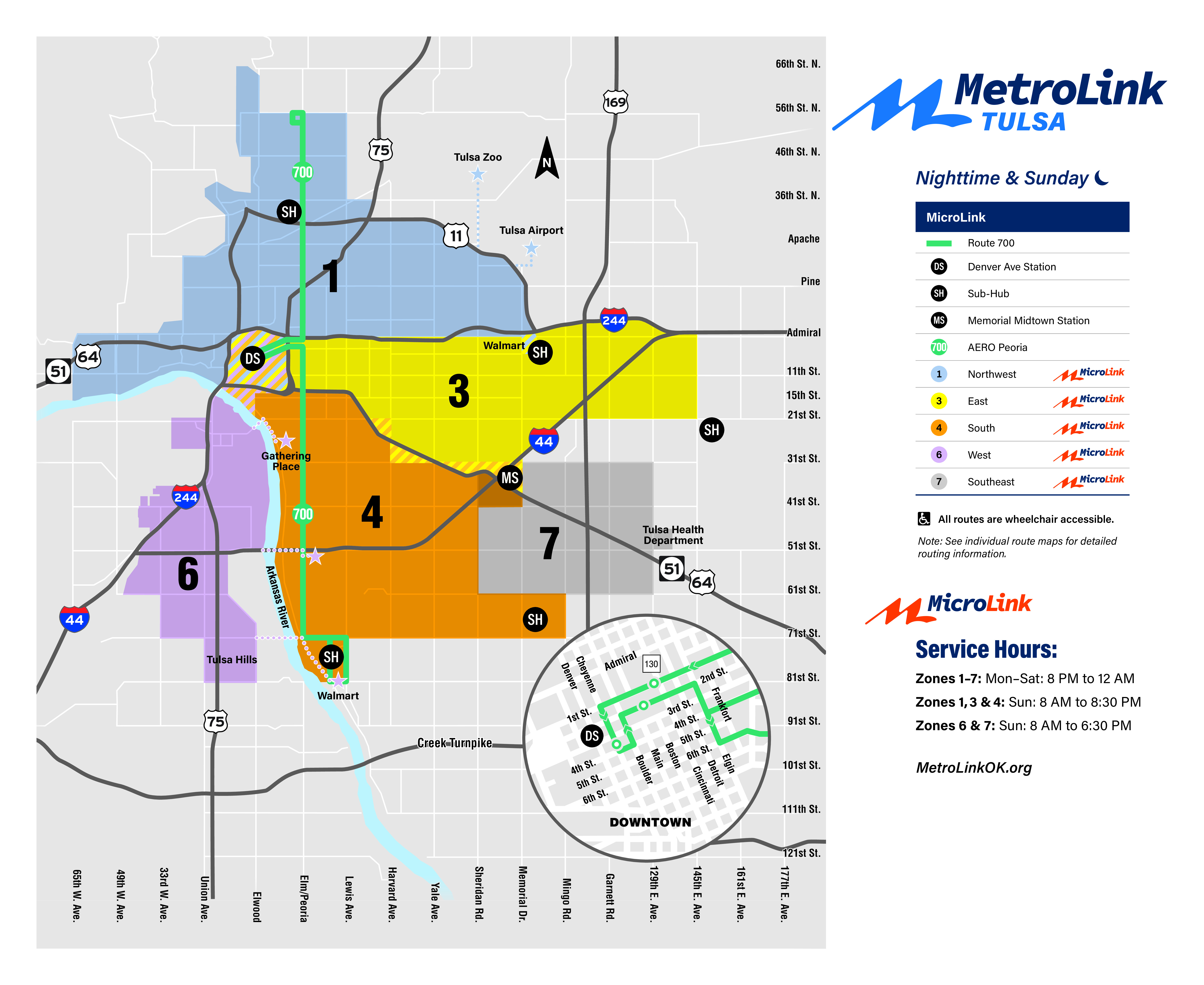Nighttime Sunday Map